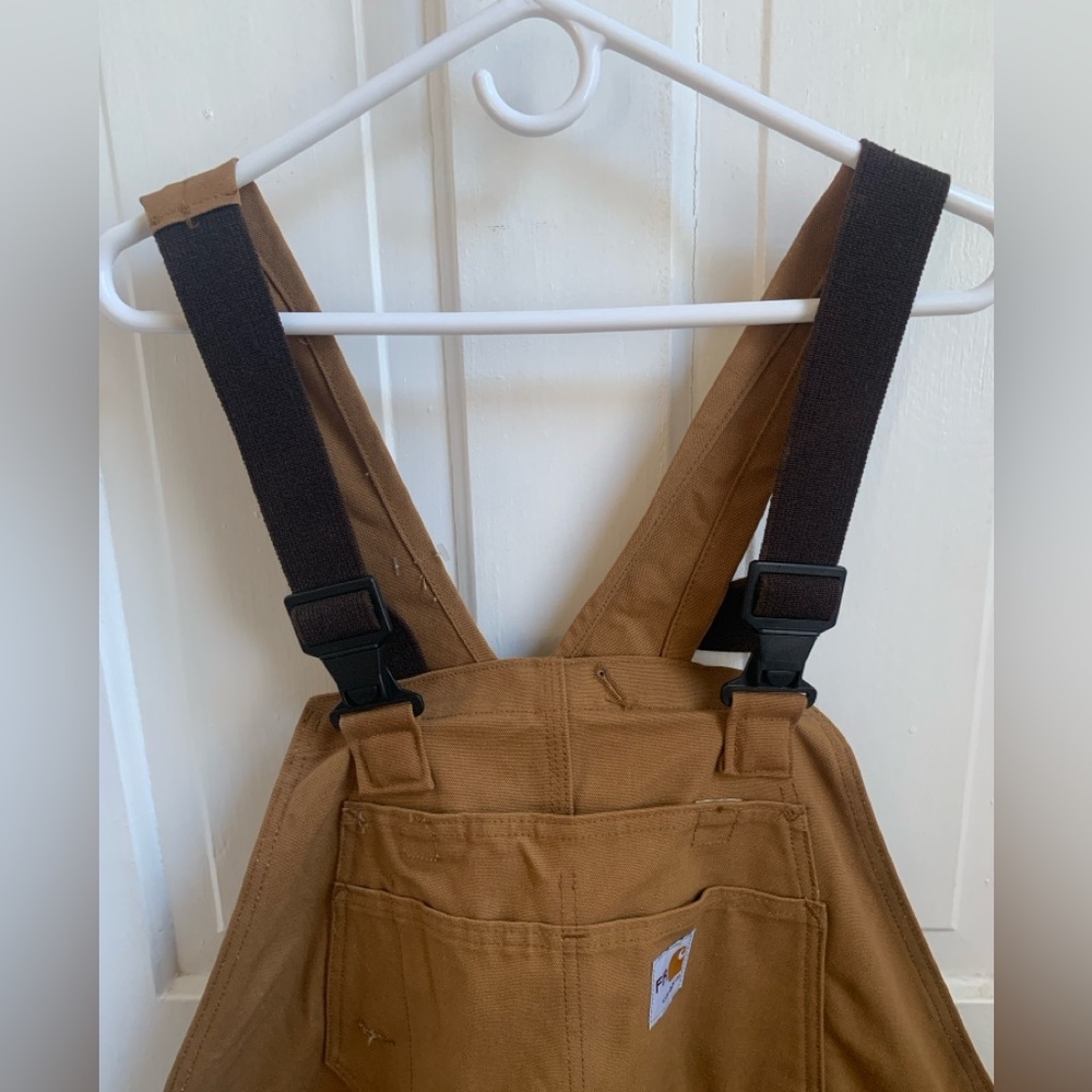 Like new Carhartt FR Bib Overalls 48x32 - Picture 9 of 11